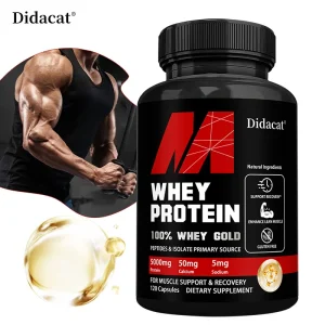Whey Protein Capsules Recovery Muscle Health