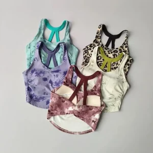 Printed Sports Bra Women's Running Yoga