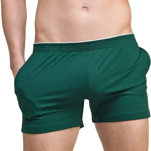 Men's Running Workout Active Shorts Cotton